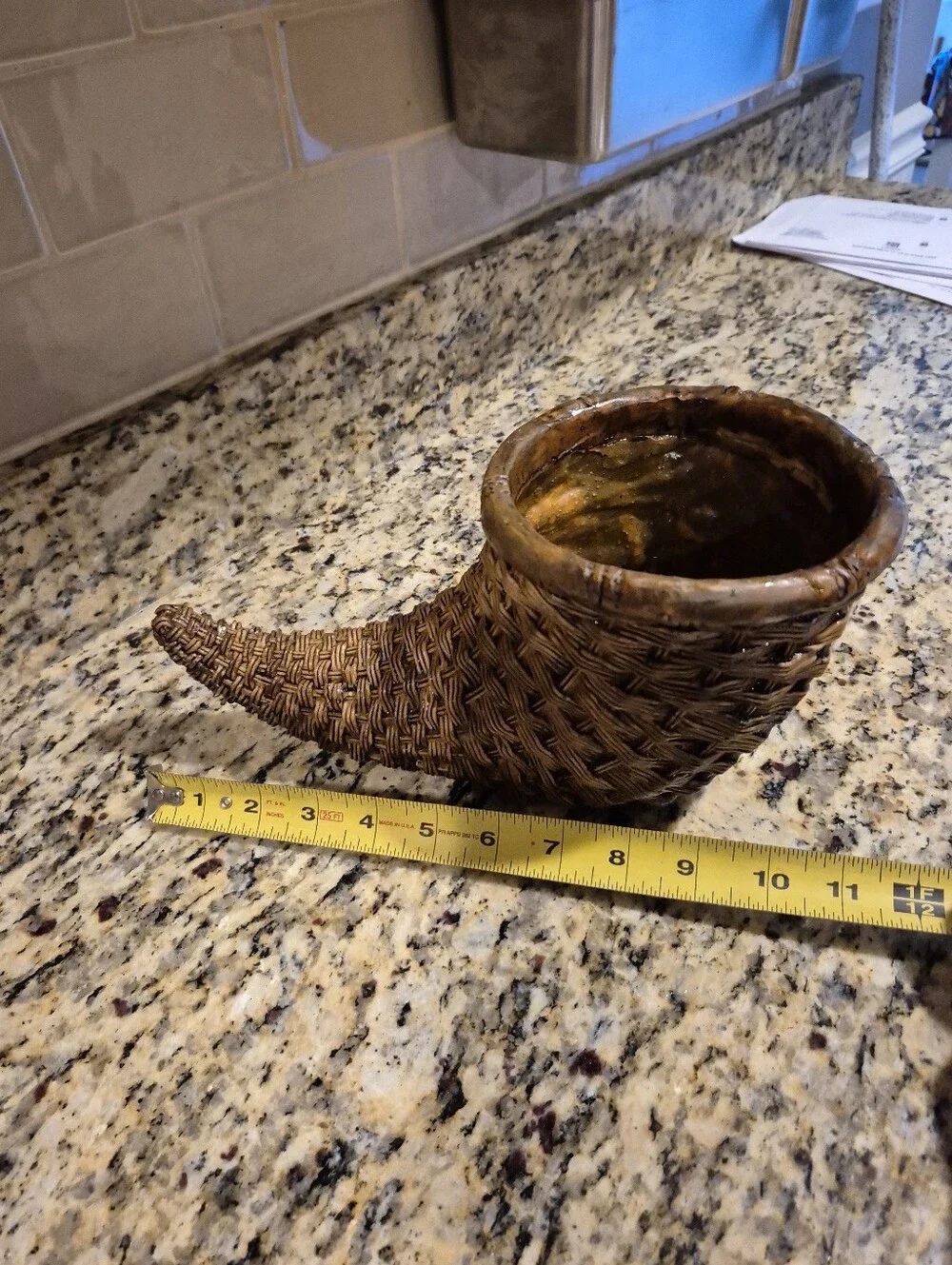 Vintage Ceramic Cornucopia